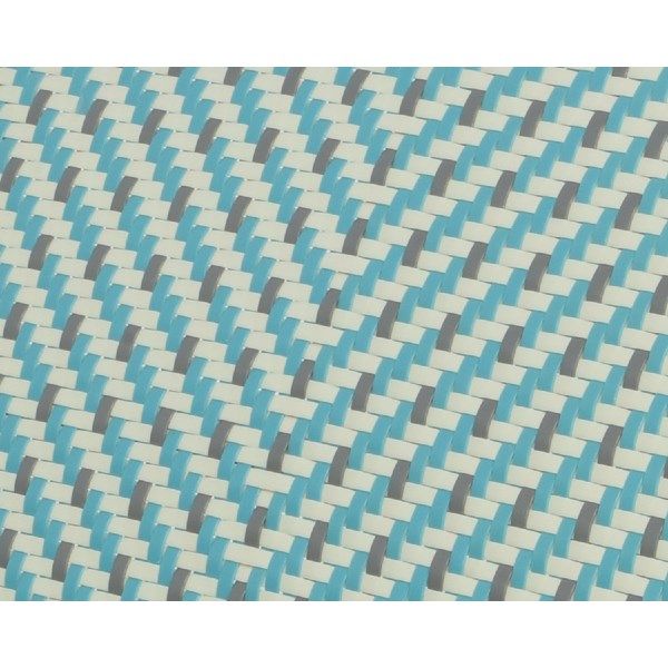 Garnitura vrtna QUEBEC aqua barva, 3 delna, Illu. PODORBNEJŠI OPIS Sestavljena iz dveh stolov dx72 šx64-30 vx74 cm