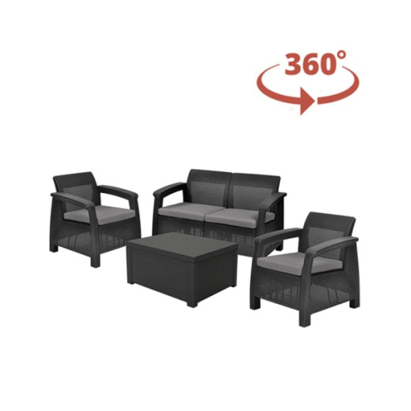 keter-corfu-vrtna-garnitura-z-mizo-za-shranjevanje-blazin-3078980 sestavljajo jo dva naslonjača