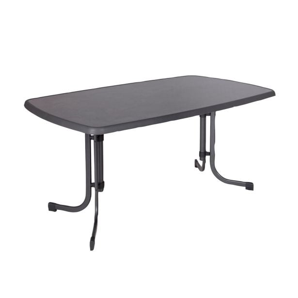 KOVINSKA MIZA DAJAR SEVELIT 150X90 CM ANTRACIT Višina 72 cm