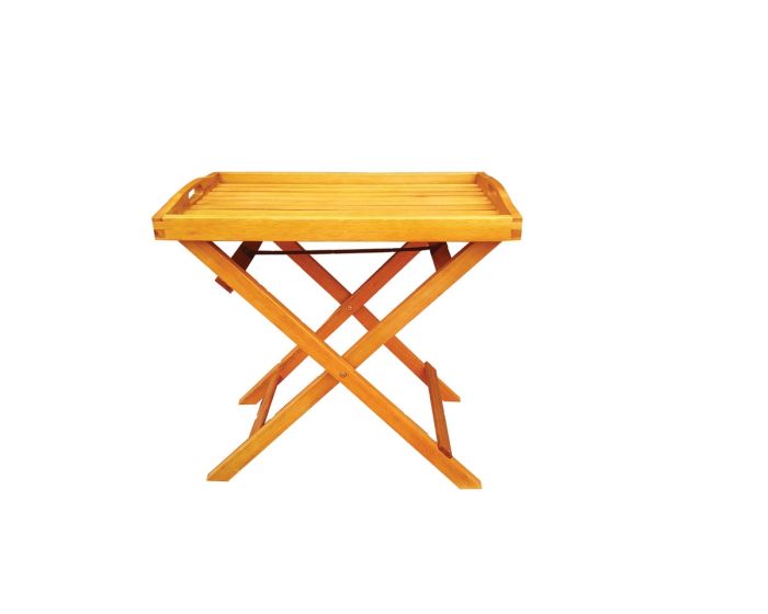 LESENA MIZA MQ LUGO 68X42.5X68 CM Zložjiva miza Lugo iz lesa evkaliptus. Miza mere (d/š/v): 68/42