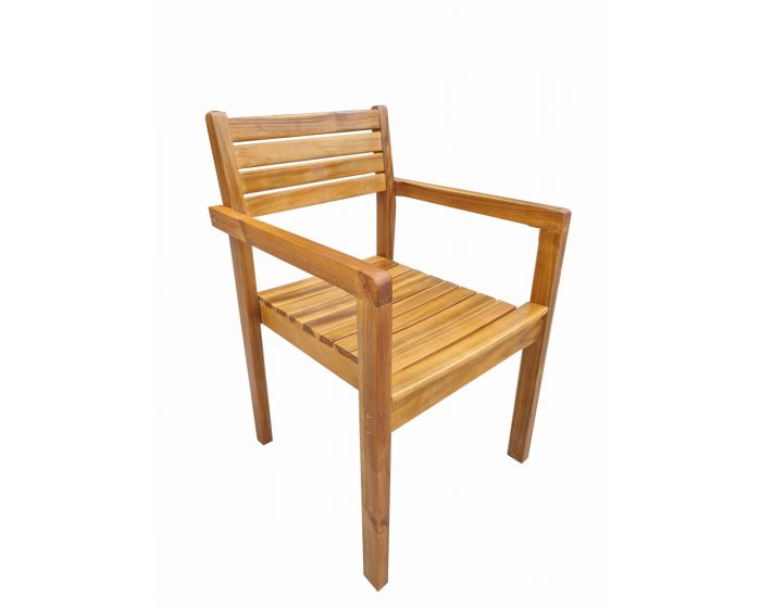 LESENI STOL MQ LEO 51/53/81.5 CM, AKACIJA Lesen stol LEO iz lesa akacije