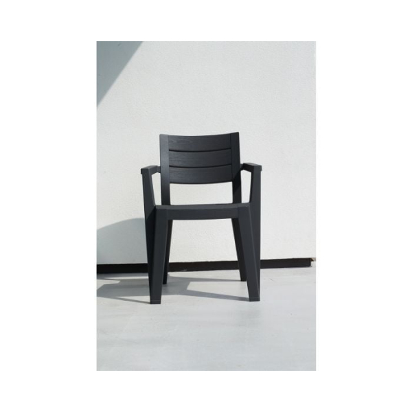 pp-stol-keter-julie-grafitna-3127609-1 primeren za različne stile in oblike miz