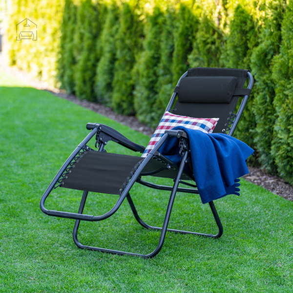 vrtni-lezalnik-delux-crn-trianova-63155-1 tkanina