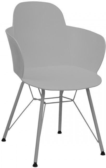 Vrtni stol Emma - siv Material: jeklo
