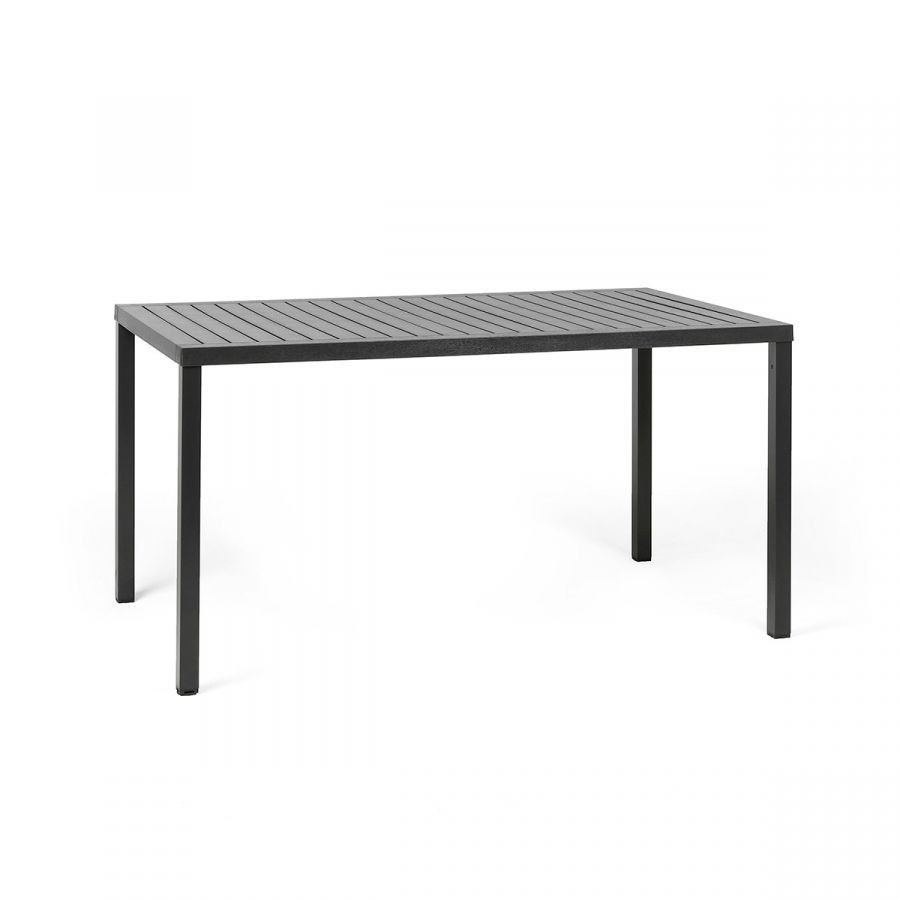 Cube 120x70-Black Kompaktna kvadratna vrtna miza CUBE 120x70 s DurelTop mizno ploščo. Aluminijasta struktura poskrbi za dodatno trdnost. Na voljo v širih barvah.Dimenzija:
