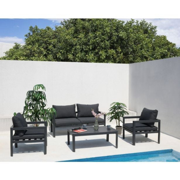 kovinska-vrtna-garnitura-mq-masaja-aluminij-4-delna-3394747-1 enega dvoseda mere:(dxgxv) 155x75x60 cm in kavne mize mere