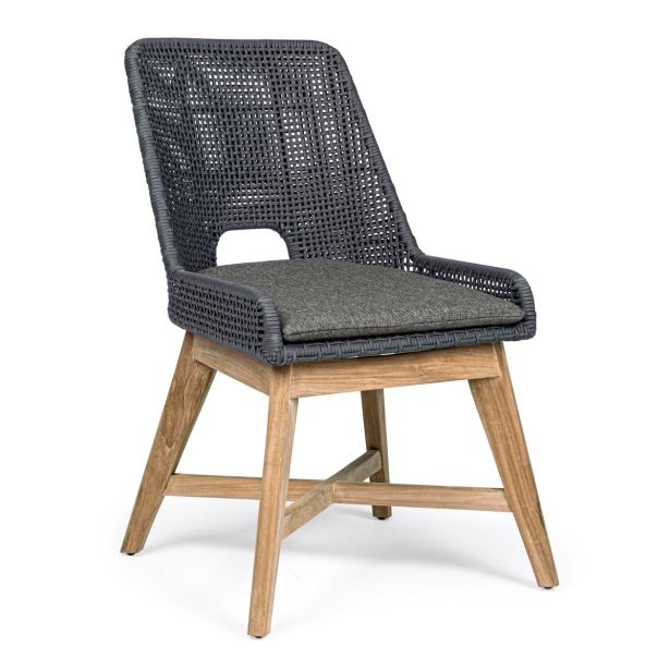 KOVINSKI STOL BIZZOTTO HOMEMOTION HESPERIA, SIV Hesperia stol v elegantni sivi barvi je izdelan iz kvalitetnih materialov