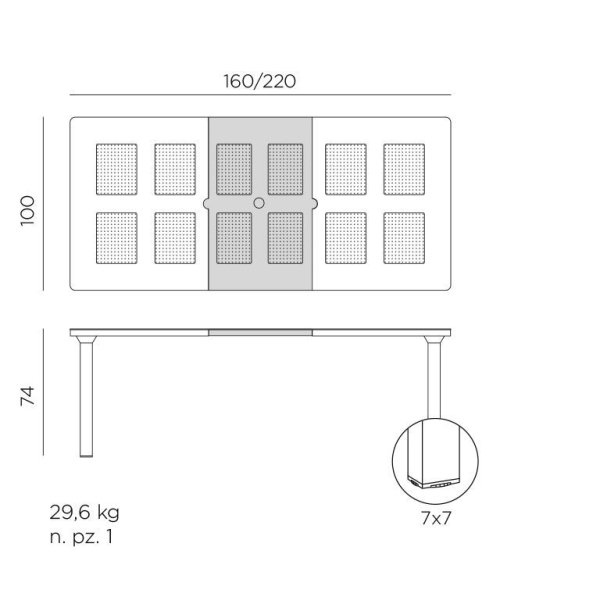 miza-levante-160-tortora-nardi-305084-3 vrhunskega proizvajalca NARDIA