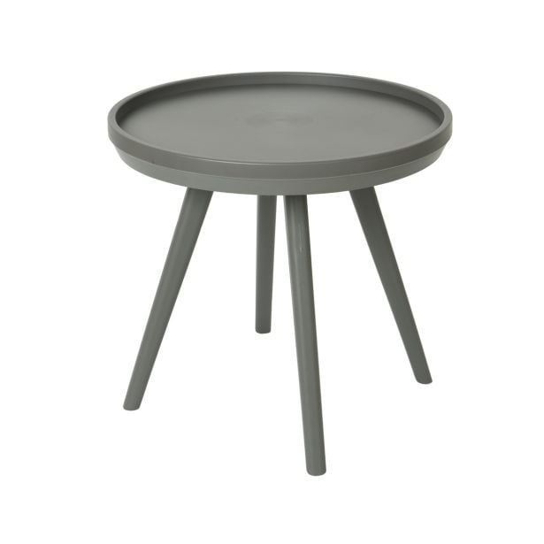 PP MIZA DECORIS MIAMI TEMNO SIVA Stranska miza Miami iz polipropilena. Mere (fi/v): 51/47 cm.