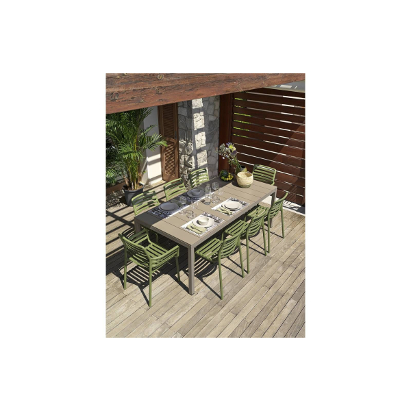 vrtna-garnitura-rido-140-miza-rio-140-6x-stol-doga-bistrot-zelena-nardi-312693-2 proizvajalca NARDI. Po želji lahko