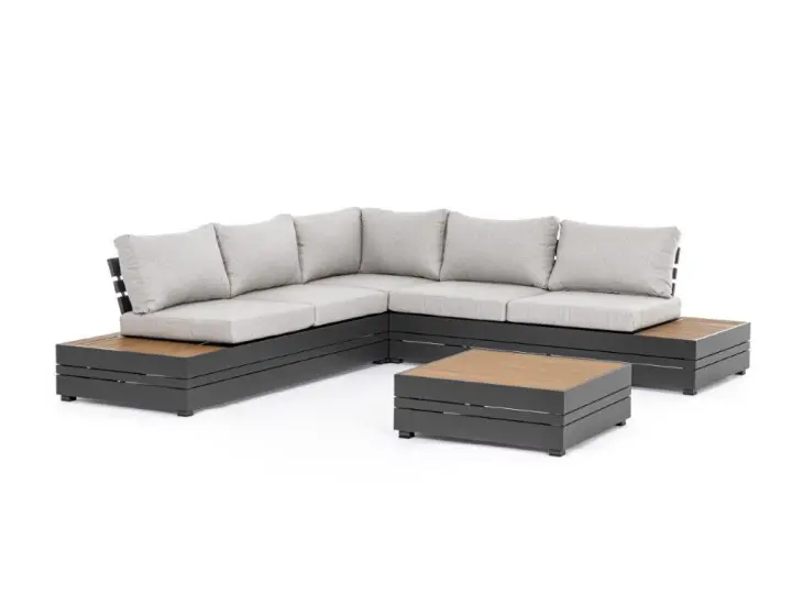 Kotna vrtna garnitura OSTEN ANTRACIT