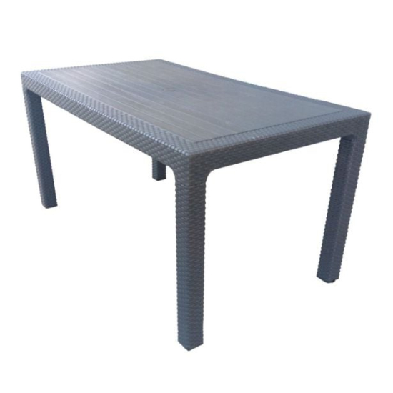 Megaplast vrtna miza je izdelana iz trpežne