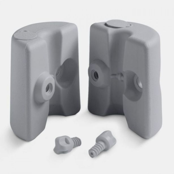 podstavek-za-sencnik-vonhaus-utezi-3432846-1 primerno za trdna tla in travo. Napolnite jih s peskom ali