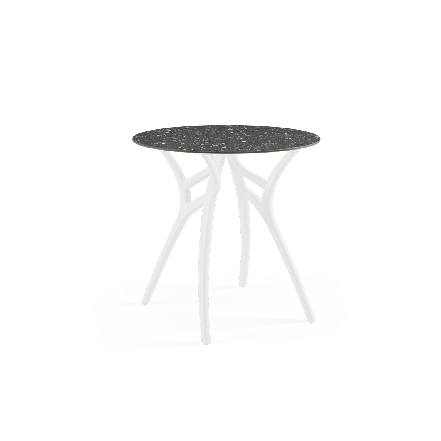 Gostinska miza Tilia Ivy - Terrazzo 3, 77 CM - Mizna plošča HPL Miza Ivy L Ø77