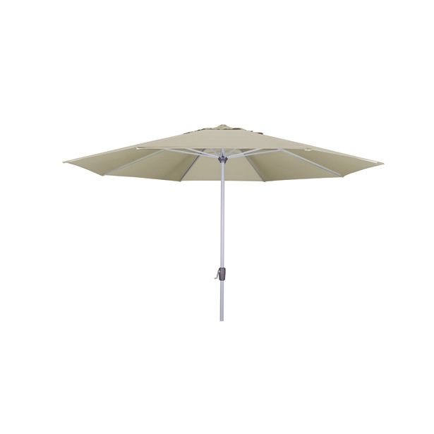 DOPPLER ACTIVE CRANK SENČNIK, SVETLO RJAV Doppler active Crank senčnik v svetlo rjavi barvi je opremljen s 8 rebri. Ogrdje je ozdelano iz aluminija. Za upravljanje senčnika uporabite ročico.