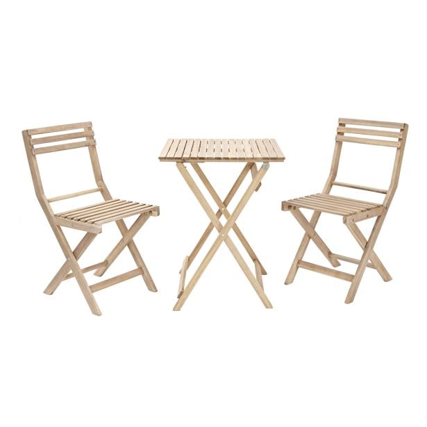 JEDILNA GARNITURA SOLIS II ORIGAMI MIZA 55X55 + 2 STOLA AKACIJA JEDILNA GARNITURA SOLIS II ORIGAMI MIZA 55X55 + 2 STOLA AKACIJA