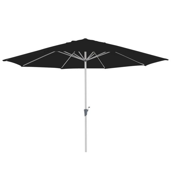 SENČNIK NATERIAL SRED. AURA II D400 T.SIV ALU, JEKLO 250G 8 KOTNI SREDINSKI DEŽNIK AURA II ALU OCTO D400 250G TEMNO SIV