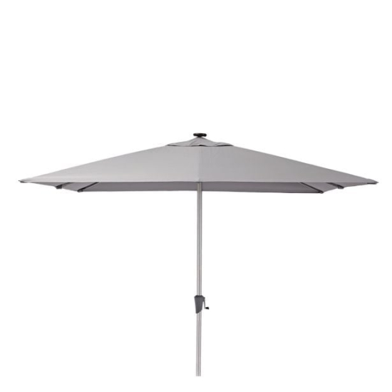 CENTER UMB SONORA II LED ALU KVADRAT 290X290 250G TAUPE MOON