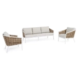 Vrtna garnitura SET3  MARIBELA bela