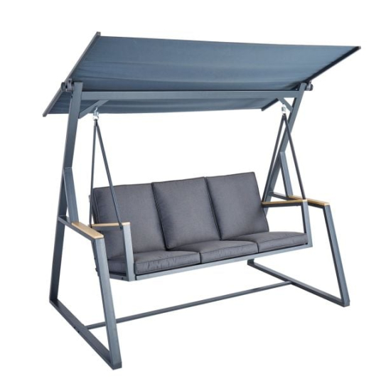 GUGALNIK 3P ORIS STEEL SPUNPOLY 130X203X175 TEMNO SIV