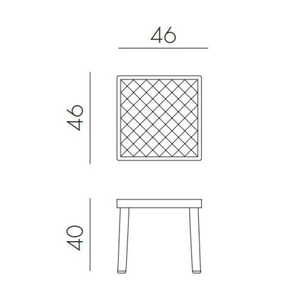 vrtna-mizica-rodi-antracite-nardi-307318-2 v antracit barvi - RODI. Lahko jo prislonite k vrtnemu ležalniku.